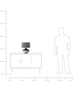 Candeeiro De Mesa Cinzento Lima