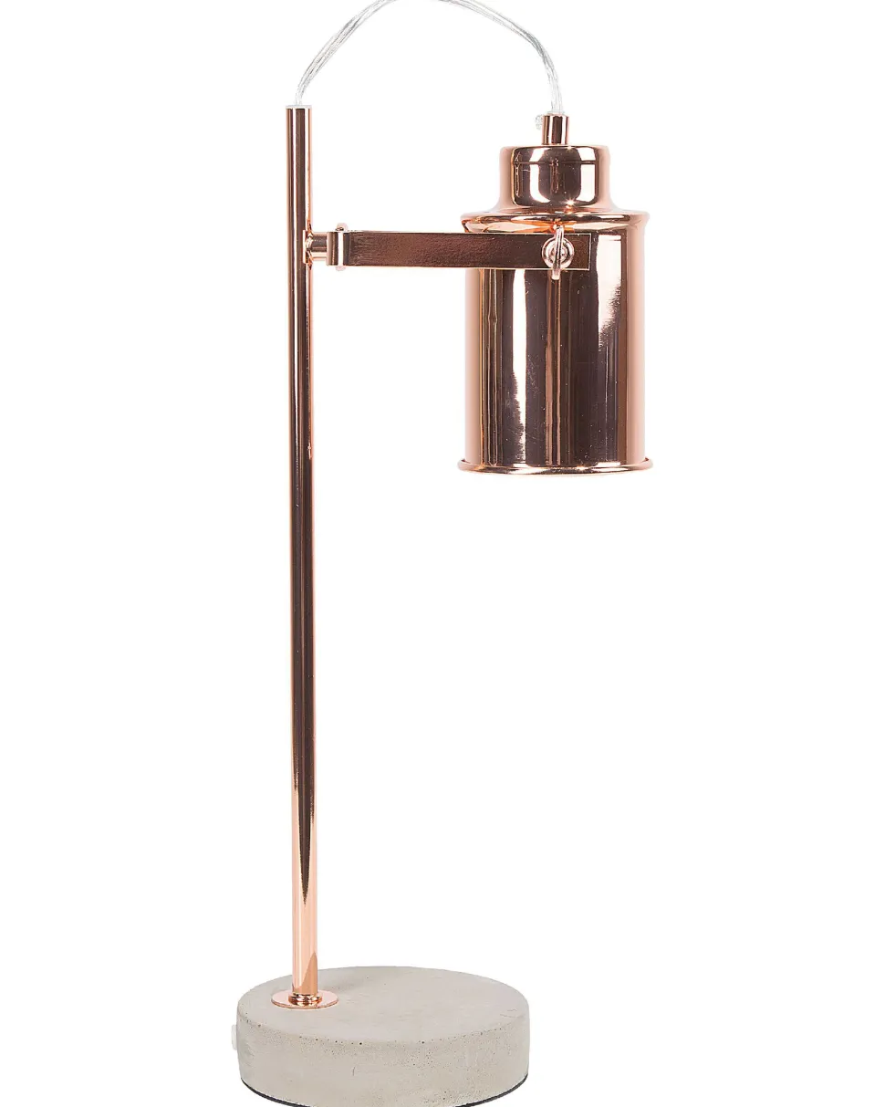 Candeeiro De Mesa Cor De Cobre 37 Cm Mundaka