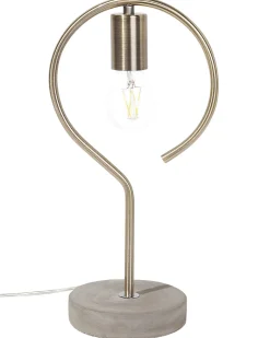 Candeeiro De Mesa Cor De Bronze Jucar