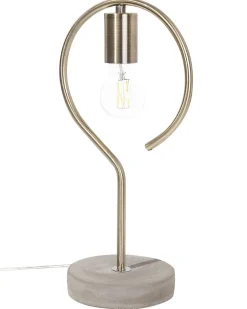 Candeeiro De Mesa Cor De Bronze Jucar