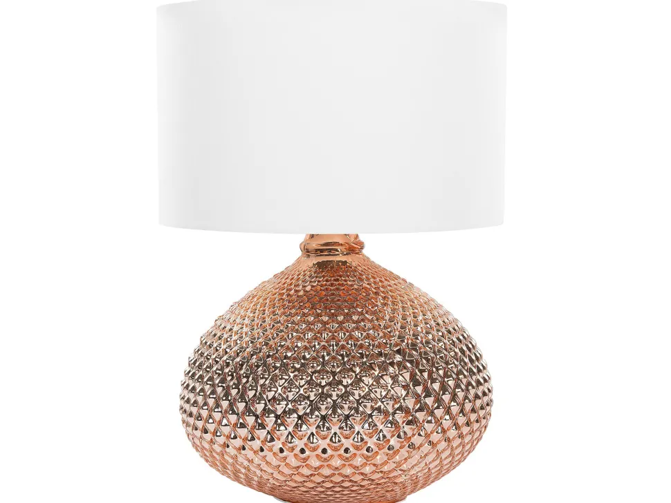 Candeeiro De Mesa Cor De Cobre Madon