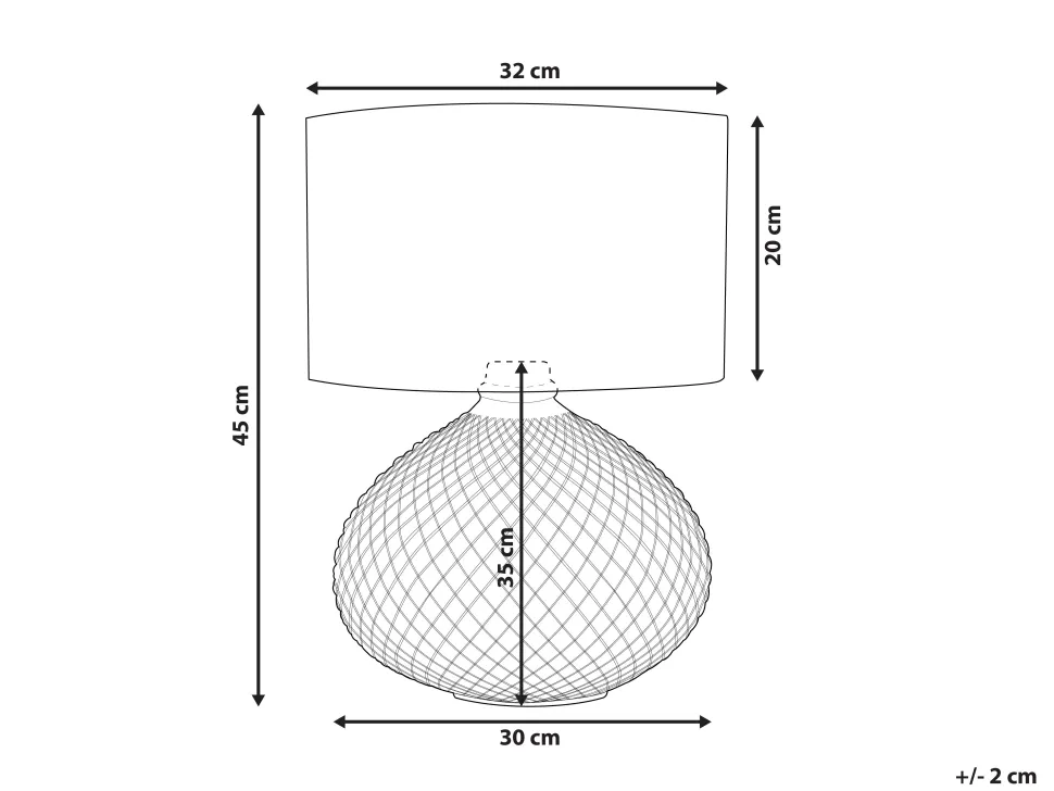Candeeiro De Mesa Cor De Cobre Madon