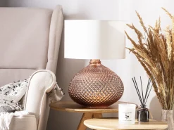 Candeeiro De Mesa Cor De Cobre Madon