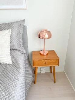 Candeeiro De Mesa Cor De Cobre Senette