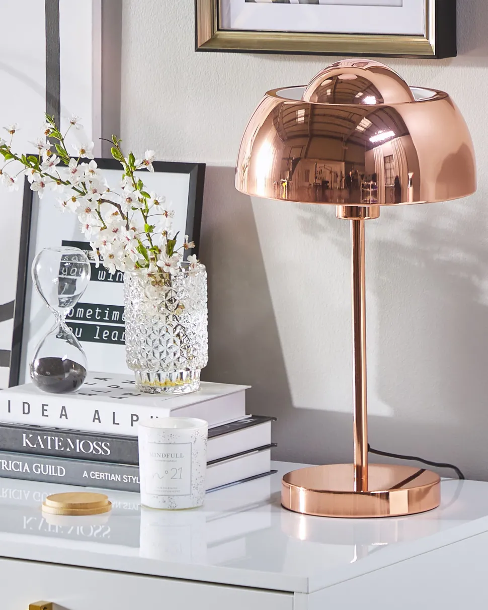 Candeeiro De Mesa Cor De Cobre Senette