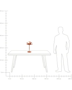 Candeeiro De Mesa Cor De Cobre Senette