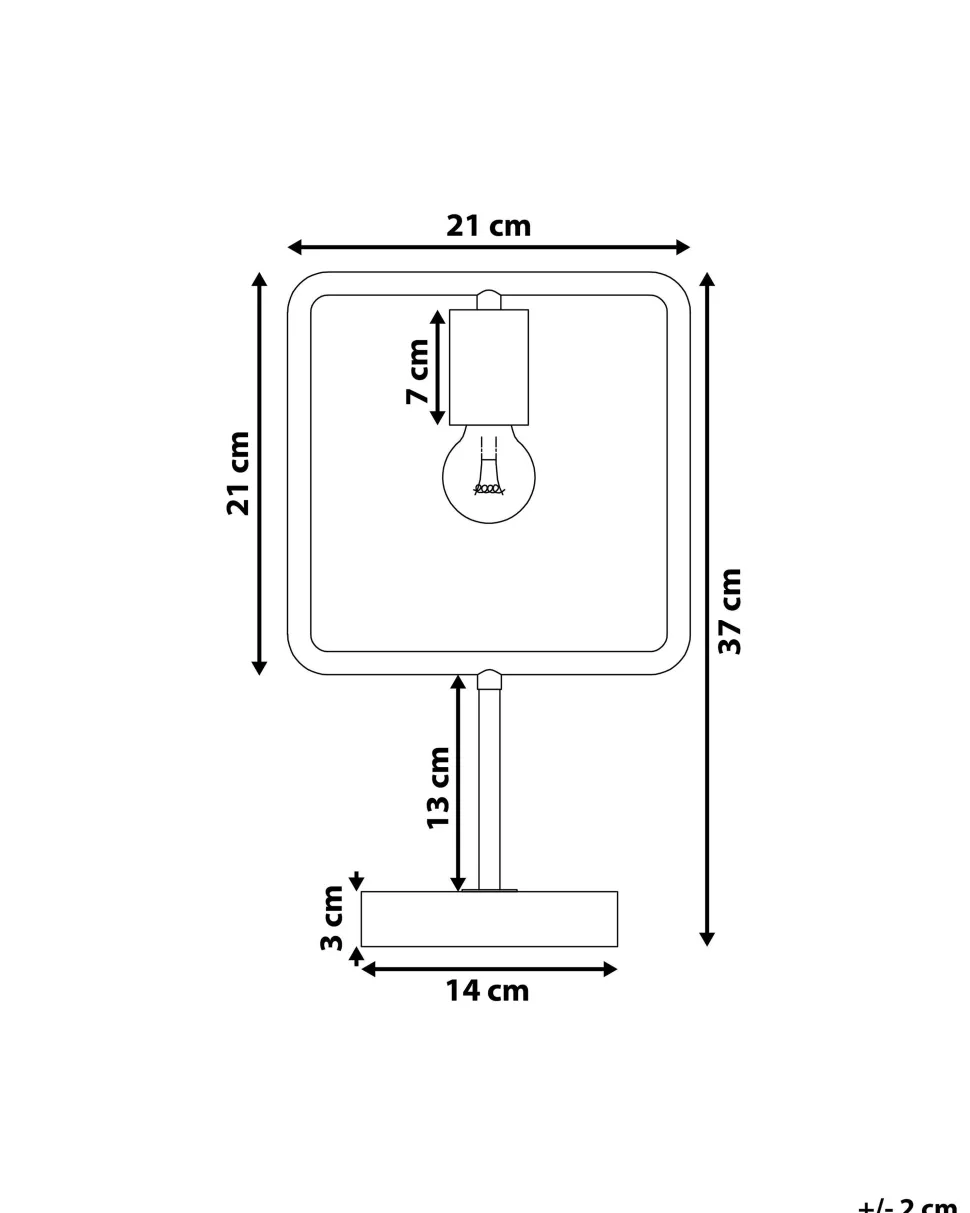 Candeeiro De Mesa Cor De Cobre Mundo