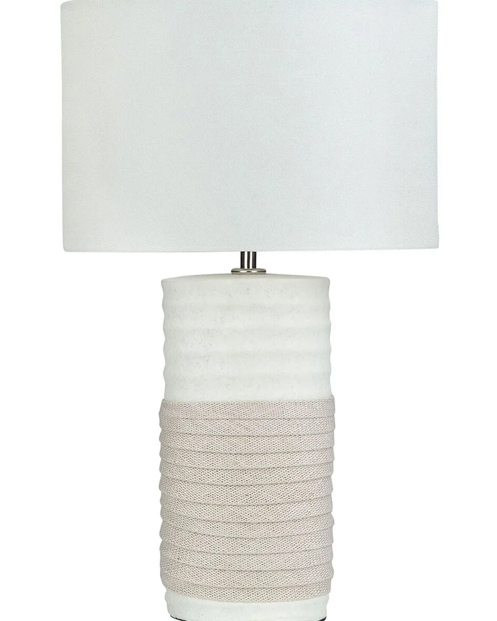 Candeeiro De Mesa Creme Navia