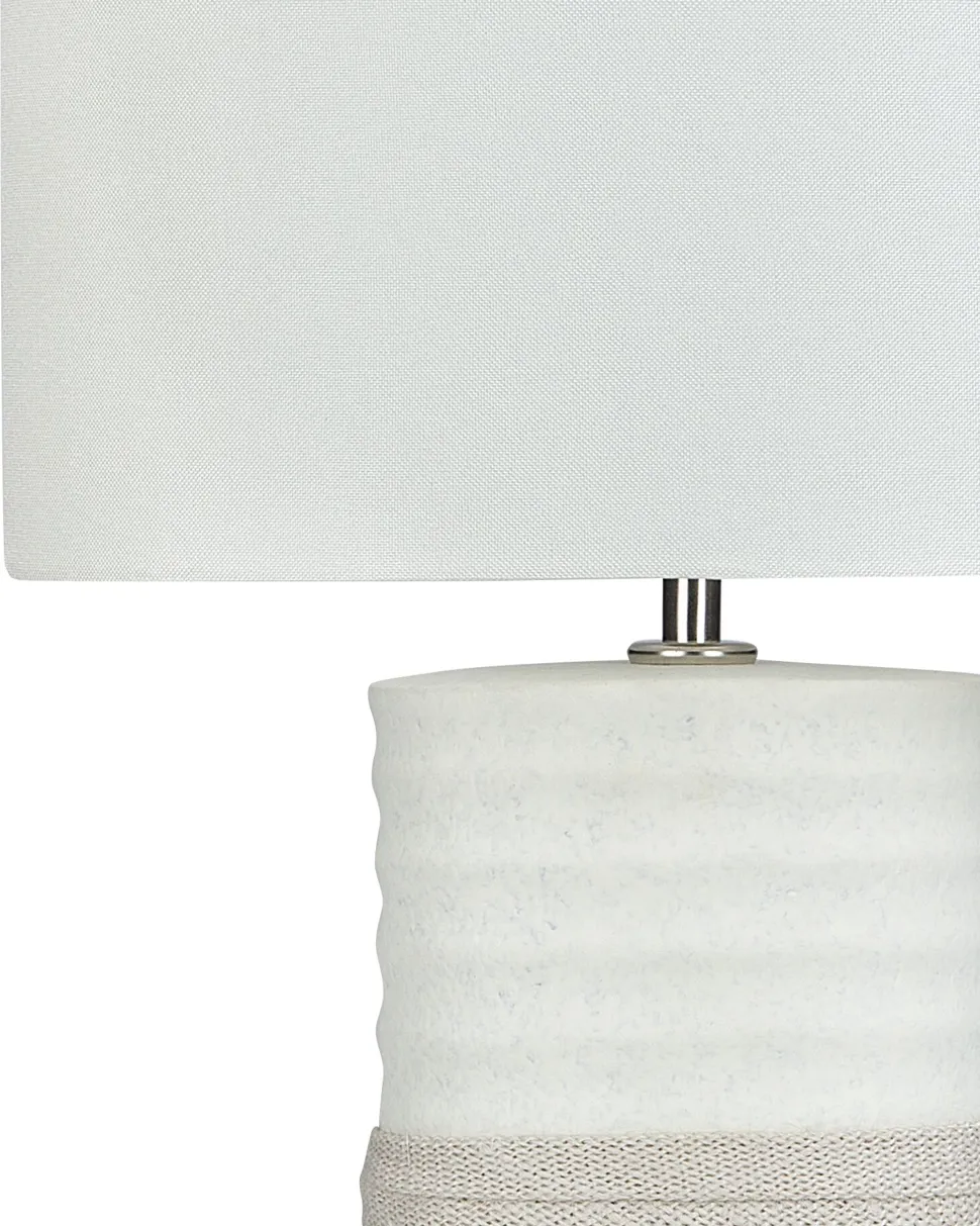 Candeeiro De Mesa Creme Navia