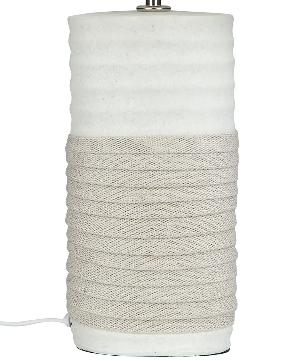 Candeeiro De Mesa Creme Navia