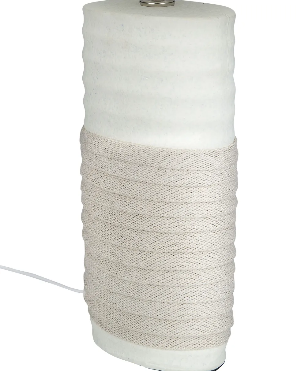 Candeeiro De Mesa Creme Navia