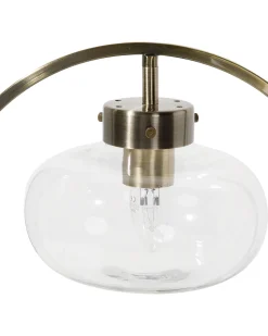 Candeeiro De Mesa Dourado E Preto 40 Cm Severn