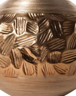 Candeeiro De Mesa Dourado E Castanho Yakima