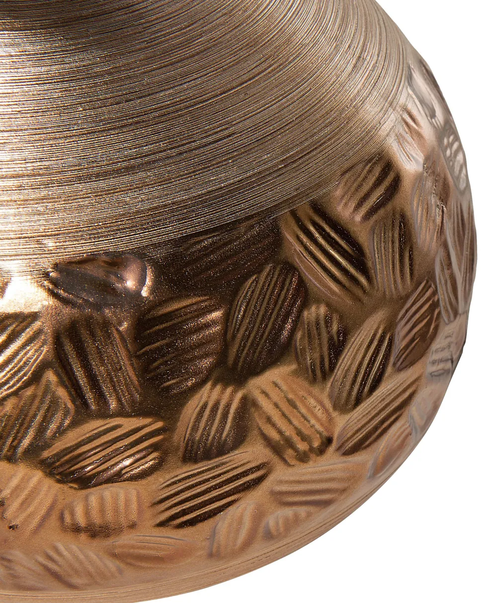 Candeeiro De Mesa Dourado E Castanho Yakima