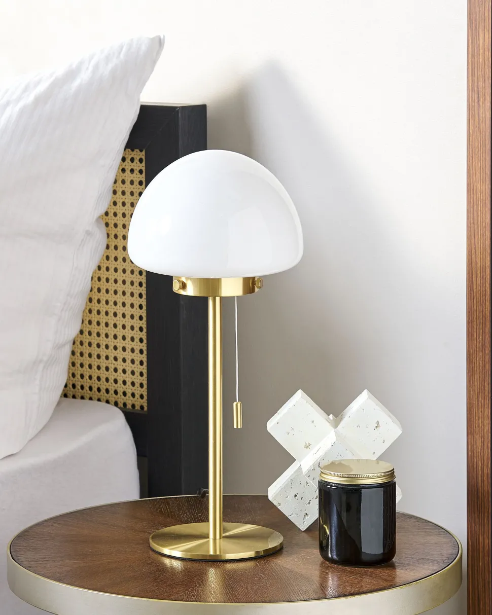 Candeeiro De Mesa Dourado 39 Cm Moruga