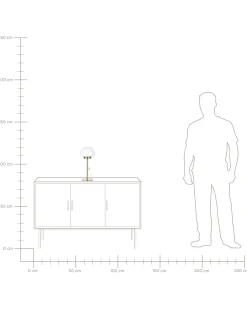 Candeeiro De Mesa Dourado 39 Cm Moruga