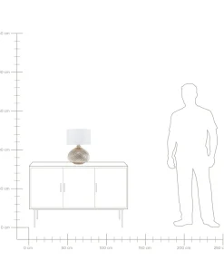 Candeeiro De Mesa Dourado Madon