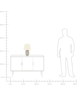 Candeeiro De Mesa Dourado Allika