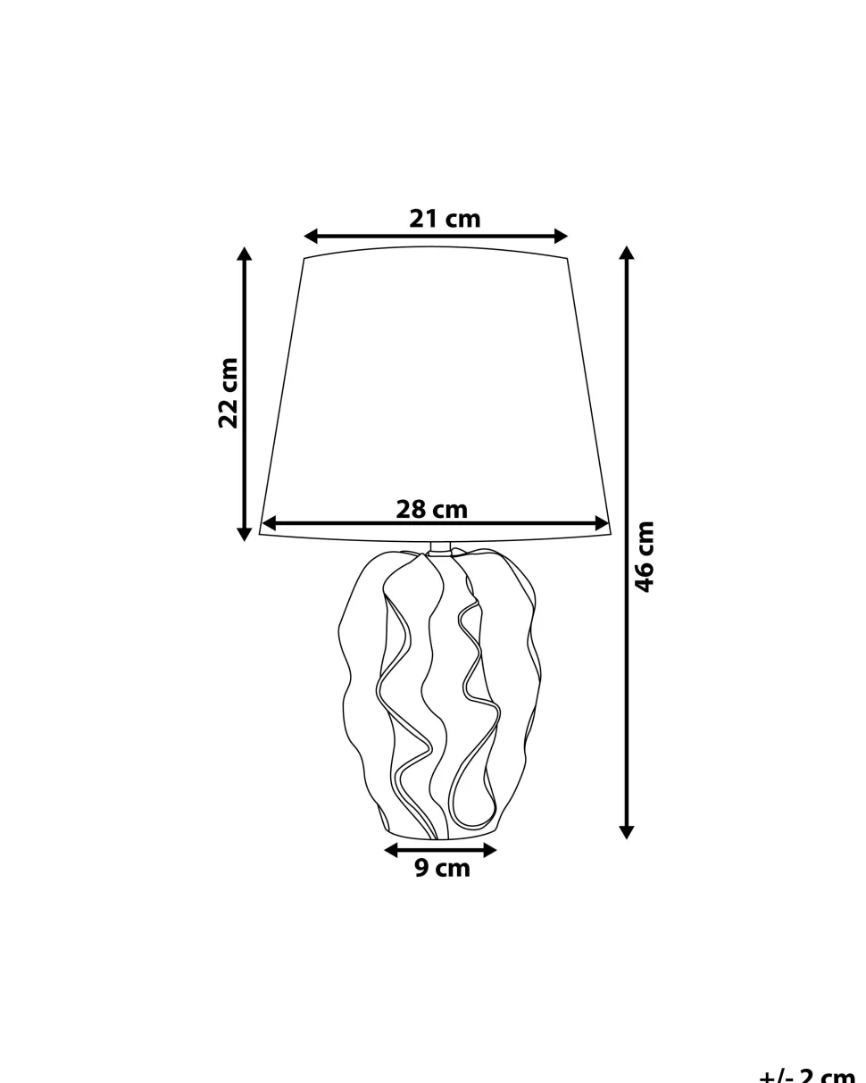 Candeeiro De Mesa Dourado Allika