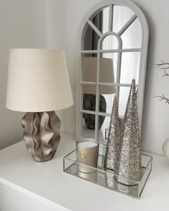 Candeeiro De Mesa Dourado Allika