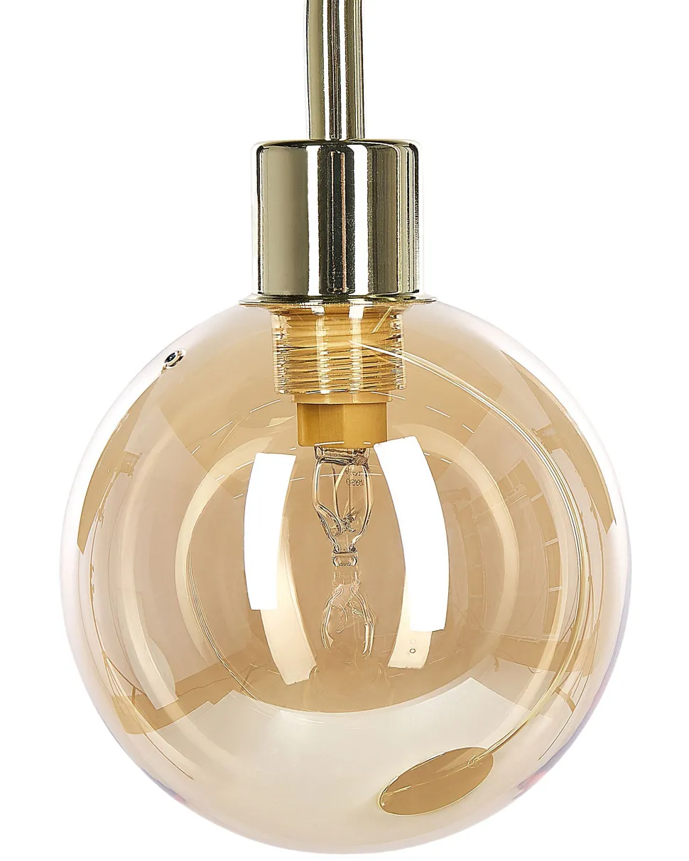 Candeeiro De Mesa Dourado Ramis