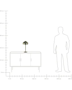 Candeeiro De Mesa Dourado Senette