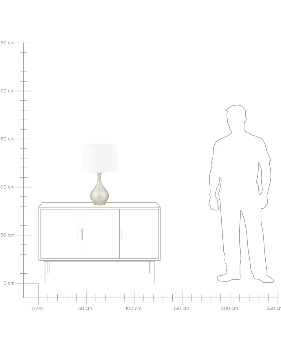 Candeeiro De Mesa Dourado Salla