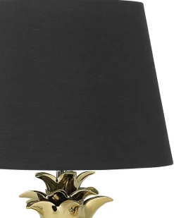 Candeeiro De Mesa Dourado 52 Cm Pineapple