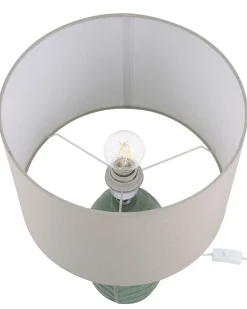 Candeeiro De Mesa Em Ceramica Verde 59 Cm Ohio