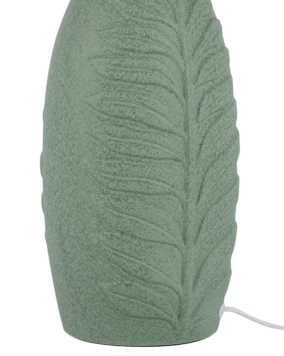 Candeeiro De Mesa Em Ceramica Verde 59 Cm Ohio