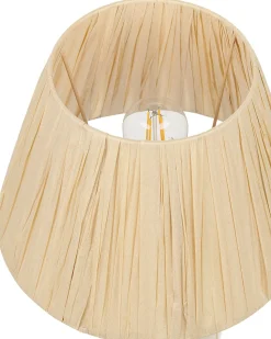 Candeeiro De Mesa Em Ceramica Verde E Branco 53 Cm Limones