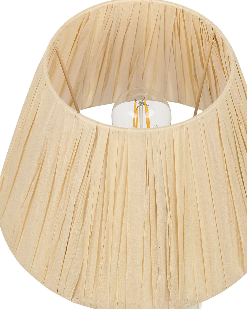 Candeeiro De Mesa Em Ceramica Verde E Branco 53 Cm Limones