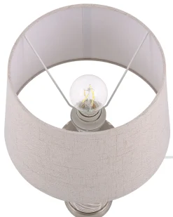 Candeeiro De Mesa Em Ceramica Creme 48 Cm Traisen