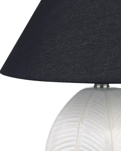 Candeeiro De Mesa Em Ceramica Creme Cadena