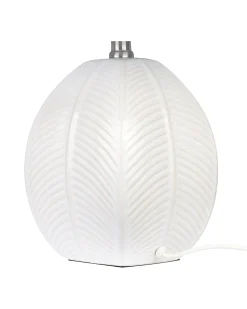 Candeeiro De Mesa Em Ceramica Creme Cadena