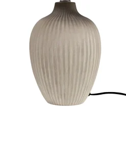 Candeeiro De Mesa Em Ceramica Castanha Fergus