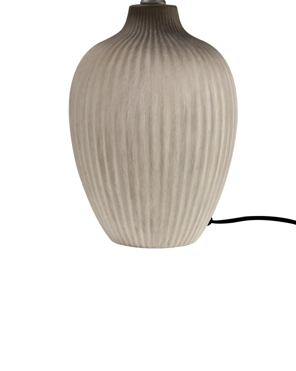 Candeeiro De Mesa Em Ceramica Castanha Fergus