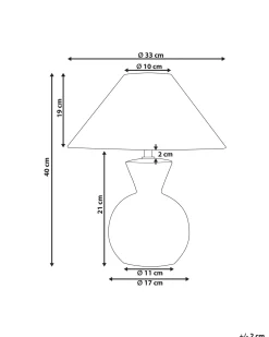 Candeeiro De Mesa Em Ceramica Rosa Ferry