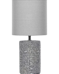 Candeeiro De Mesa Em Ceramica Cinzenta 43 Cm Ider