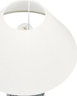 Candeeiro De Mesa Em Ceramica Azul Escura Telire