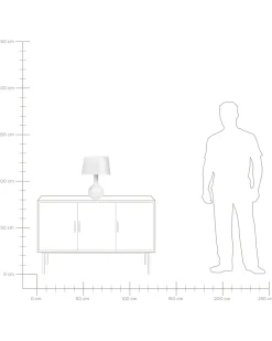 Candeeiro De Mesa Em Ceramica Branca Soco