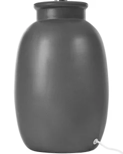 Candeeiro De Mesa Em Ceramica Preta Patillas