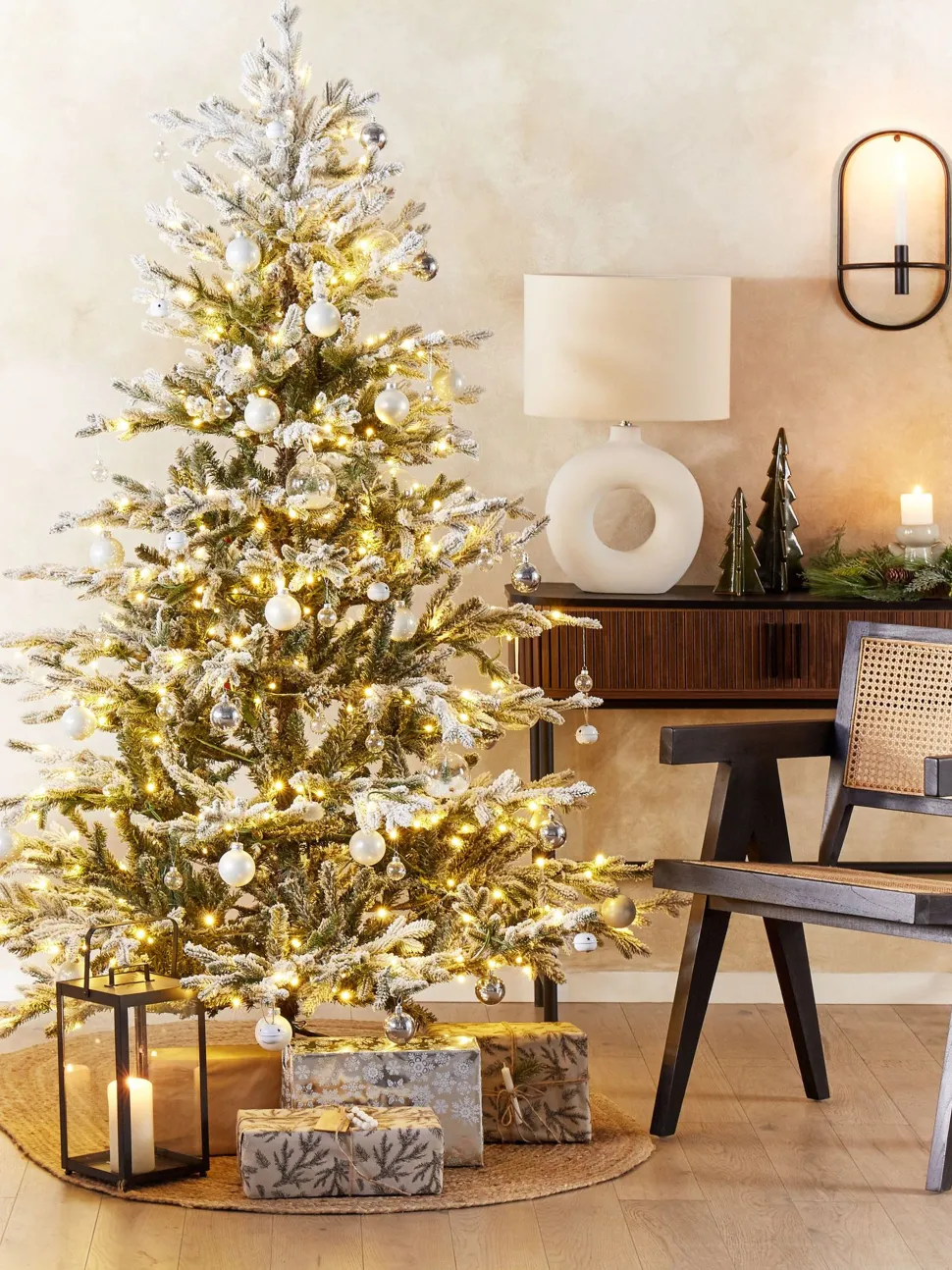 Candeeiro De Mesa Em Ceramica Branco Venta