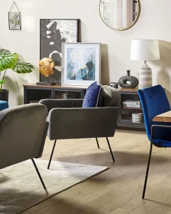 Candeeiro De Mesa Em Ceramica Cinzento Claro E Creme 66 Cm Georgina