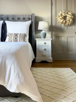 Candeeiro De Mesa Em Ceramica Cinzenta Fergus