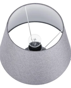 Candeeiro De Mesa Em Ceramica Cinzenta Fergus