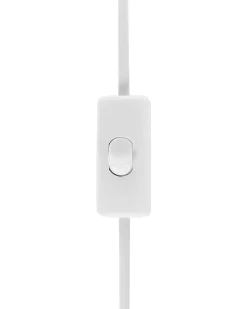Candeeiro De Mesa Em Ceramica Prateado E Branco 48 Cm Kherlen