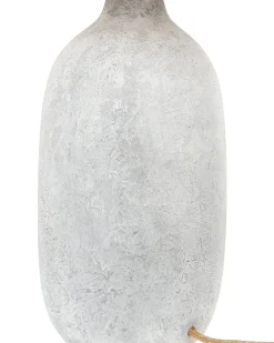 Candeeiro De Mesa Em Ceramica Cinzenta 56 Cm Matilde