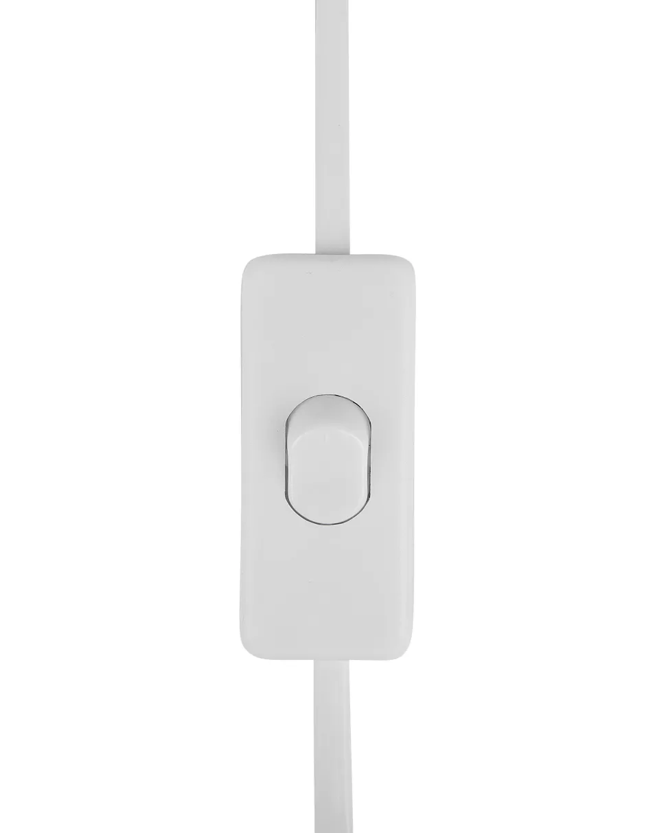 Candeeiro De Mesa Em Ceramica Branca Fergus