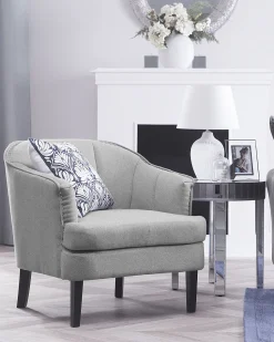 Candeeiro De Mesa Em Ceramica Branca Fergus